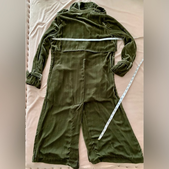 Women Silk Trench Coat - Picture 2 of 7